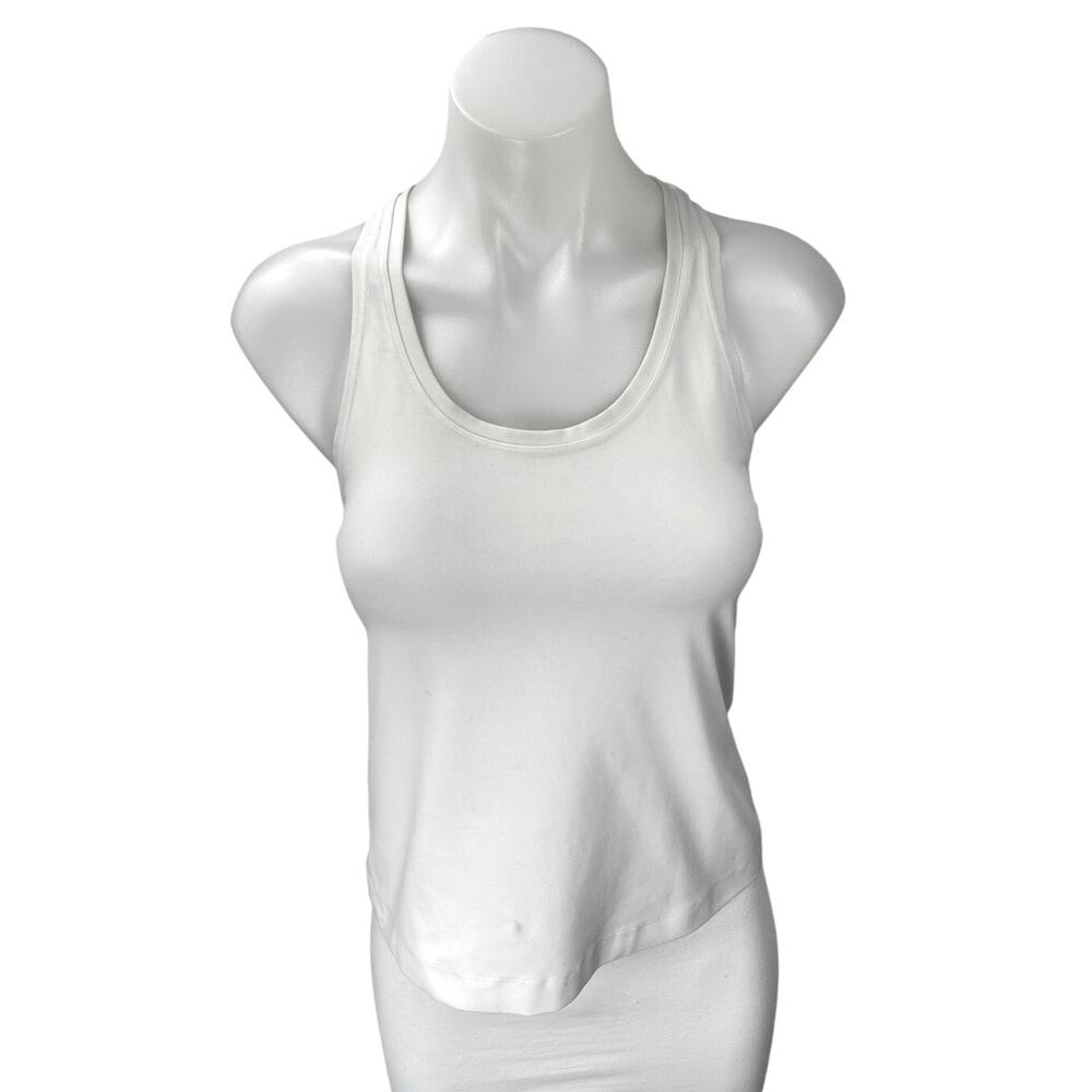 Lululemon Women's White Sleeveless Racerback Workout Athletic Tank Top Size 4